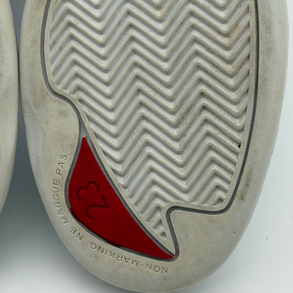Jordan 12 Retro FIBA White University Red 151186-107 Size 2.5Y - Picture 10 of 14